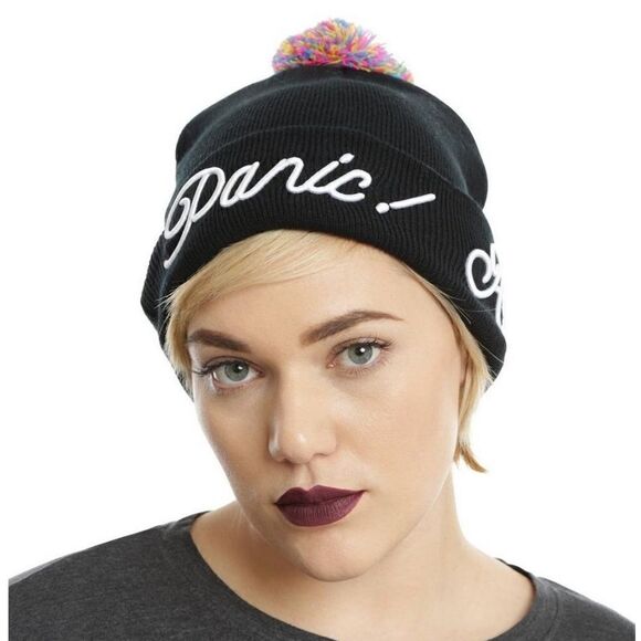 Panic! At The Disco Neon Pom Beanie - Picture 1 of 7